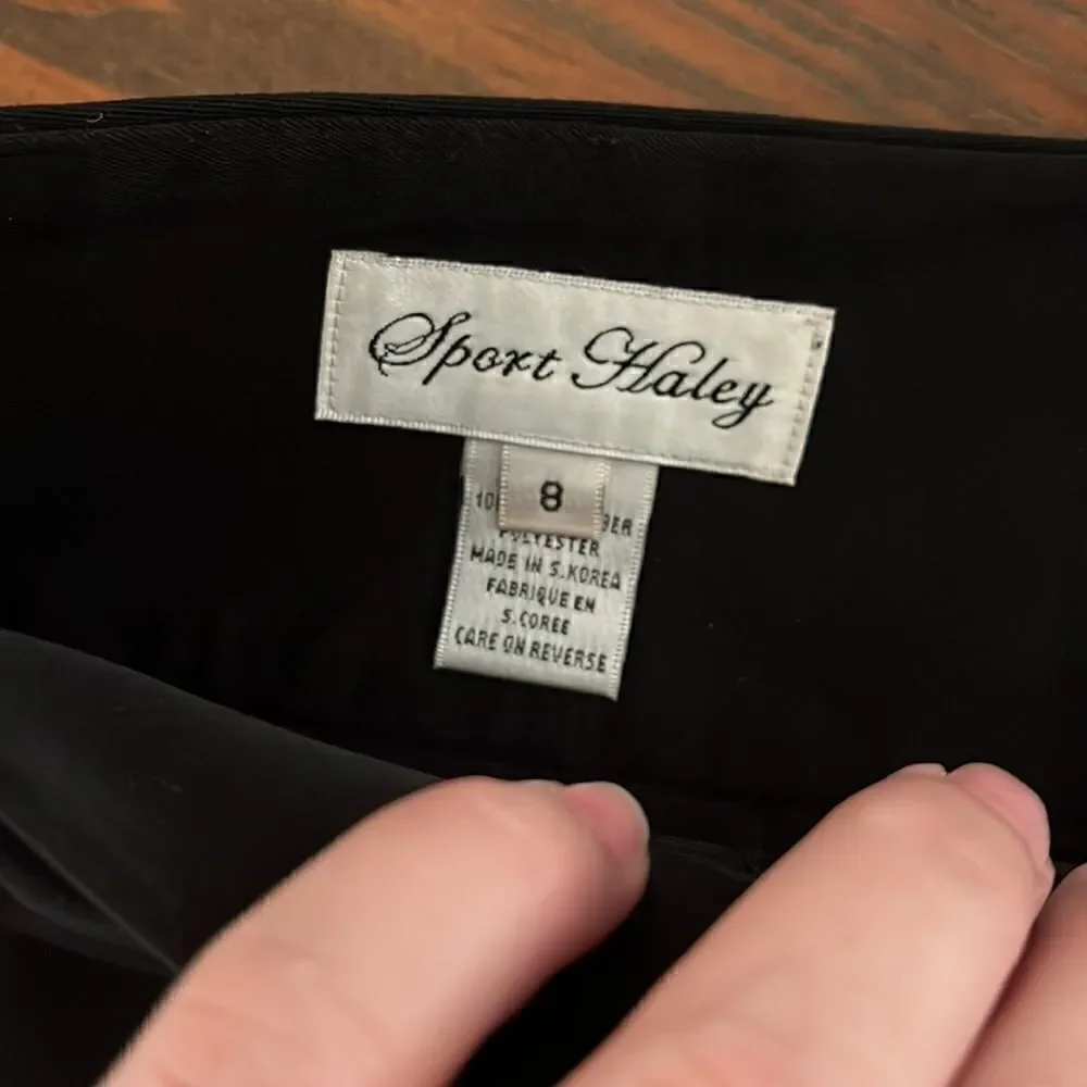 Sport Haley black skort size 8